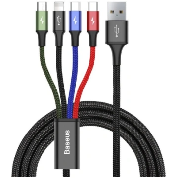 Cable Set supply Baseus CA1T4-B01 (USB - Lightning