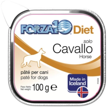 Forza10 Solo Diet konservi suņiem ar zirga gaļu, 1
