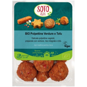 Polpettine di tofu alle verdure 250 gr Soto