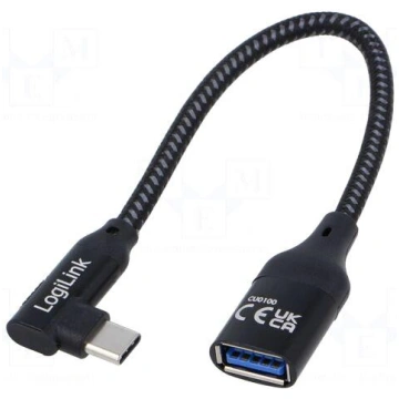 Cable | USB 3.2 Gen 2 | USB A socket,USB C angled 