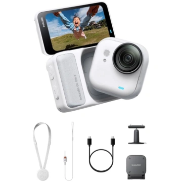 Insta360 GO Ultra Must-Have Bundle Polar White Han
