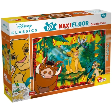 Puzzle Re Leone 60 pezzi Double Face