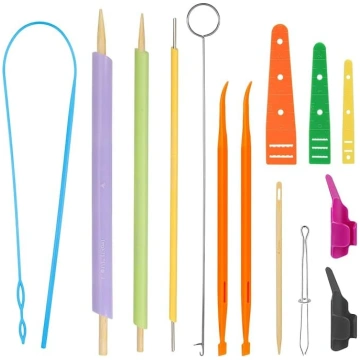 17 gabali Quick Twist Auduma komplekts, daudzfunkc