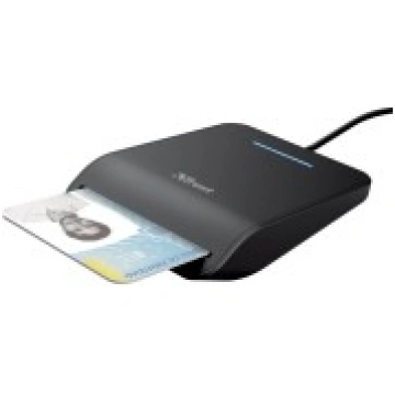 Trust Primo USB 2.0 eID / ID Card Reader - Melns -