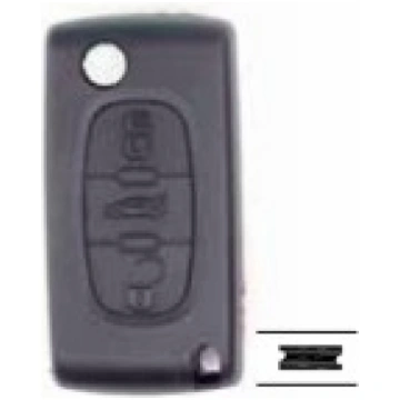 Atslēgu pults korpuss ar 3 pogam CAR KEY SHELLS ML