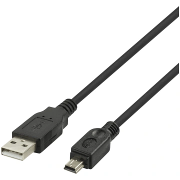 USB 2.0 mini B cable DELTACO suitable for DSLR cam
