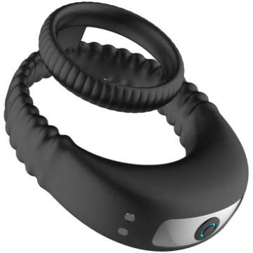 Pirkt Vibrating Double Cock Ring - Vibrējošs gaiļa