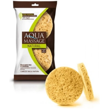 AQUA MASSAGE Sūklis kosmētikas noņemšanai 2gb ,20