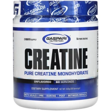 Gaspari Nutrition, Creatine, Unflavored, 300 g