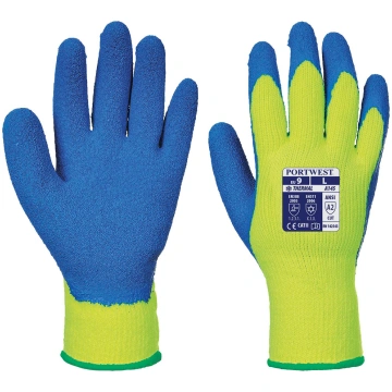 Labas saķeres lateksa cimdi, Cold Grip Portwest A1
