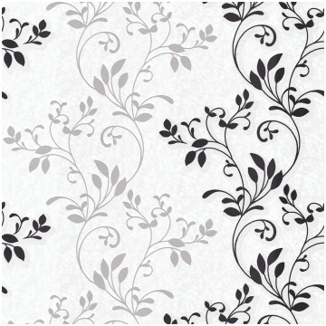 Tapetes Sintra Daisy 429402, vinila, balta krās