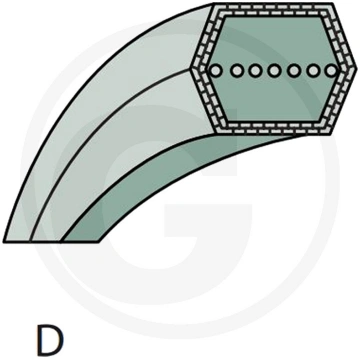 Ķīļsiksna AA88, 13x2235mm 754-0443A, 754-0443, 954