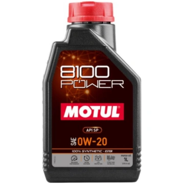 Motul 8100 POWER 0W20 1L API SP 100% sintētiska es