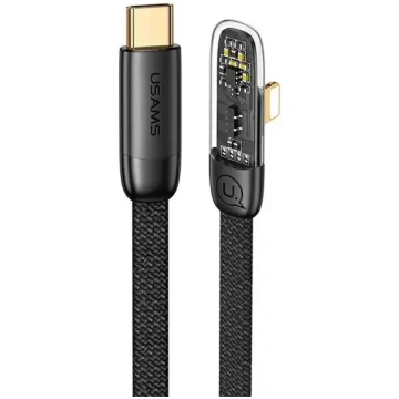 USAMS Angled cable | Kabel kątowy USB-C to | na Li