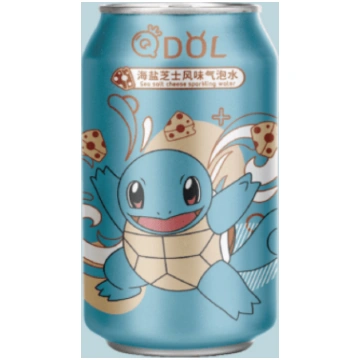 Qdol Pokemon Sparkling Water Squirtle - Sea Salt C