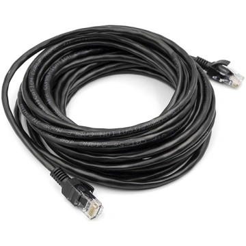Cat5E UTP Tīkla Kabelis 7.5m Melns Power Plant, Ll