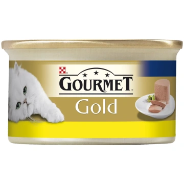 Konservi kaķiem – Gourmet Gold Pate with Chicken, 