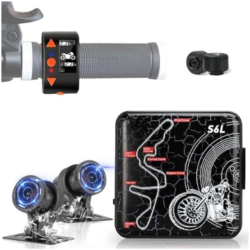 VSYSTO Motociklu DashCam, 150° platleņķa motociklu
