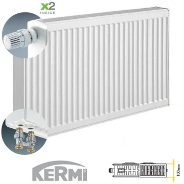 Kermi radiators apakšas pieslēgums KV22-200*1400
