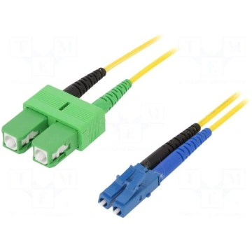 Fiber patch cord | OS2 | LC/UPC,SC/APC | 2m | LSZH