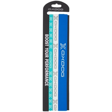 PROCESS HAIRBAND 3 PACK White/turquoise/royal blue
