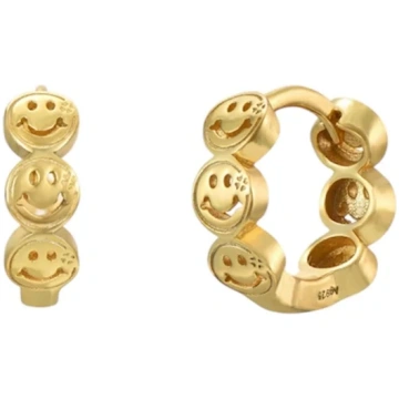 SMILEY MINI HOOPS ester & co