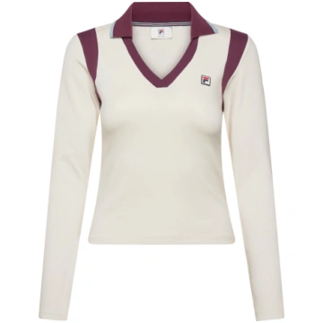 FILA - Adriano Slim Johnny Collar Top - izmērs XS