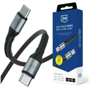 Cable 3MK Hyper Cable N-SERIES USB-C to USB-C 50cm