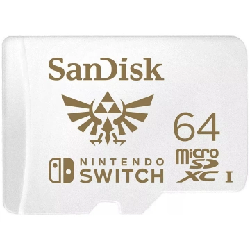 Zibatmiņa SanDisk 64GB MicroSDXC SDSQXAT-064G-GNCZ
