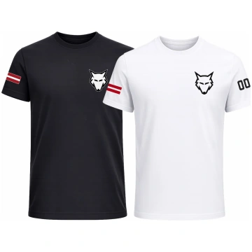 HK Baltu vilki t-kreklu komplekts - black / 6Y