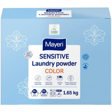 MAYERI Sensitive Color veļas pulveris 1,65kg