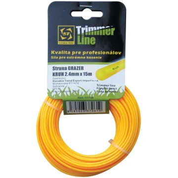 Aukla trimmerim zāles pļāvējiem 2,4mm, 15m, Strend