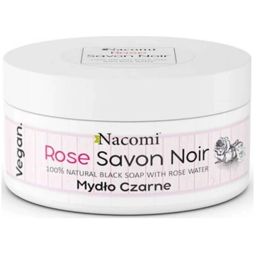 Nacomi melnās ziepes Roze 125g