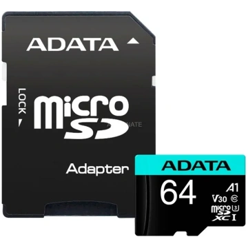 ADATA Premier Pro UHS-I U3 V30S 64 GB MicroSDXC Fl