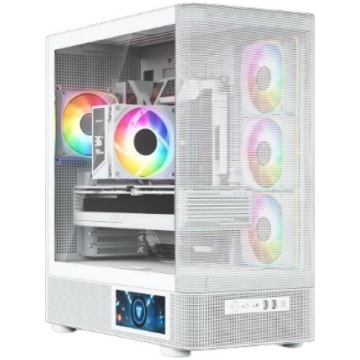 MODECOM PC case Volcano AQ400 ARGB MIDI WHITE MC-A