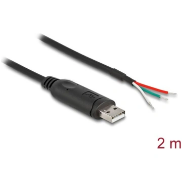 Delock Adapter Cable USB 2.0 Type-A to Serial RS-4