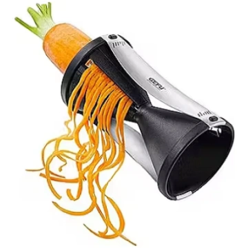 Gefu Spirelli slicer Manual Black, Silver Plastic,