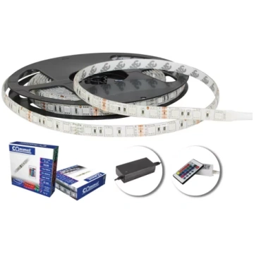 LED lenta 3m 43.2W IP65 6500K balta + adapteris