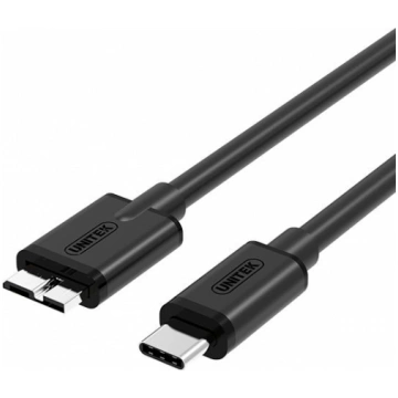 Unitek Cable USB type-C to microUSB 3.0, Y-C475BK 