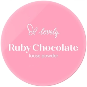 Lovely LOVELY_Ruby Chocolate sypki puder do twarzy