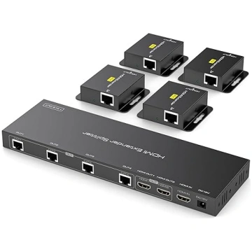 HDMI pagarinātājs sadalītājs 1 ieeja 6 izejas 1080