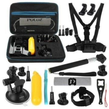 Puluz set of 20 accessories for sports cameras (in