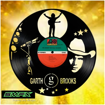 garth brooks Laser Cut Vinyl Record artist represe