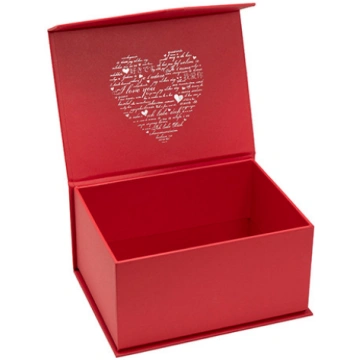 Red Gift Box with Magnetic Lid - GB037R