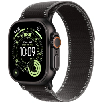 Apple Watch Ultra 3, 49 mm, Trail Loop, M/L, melna