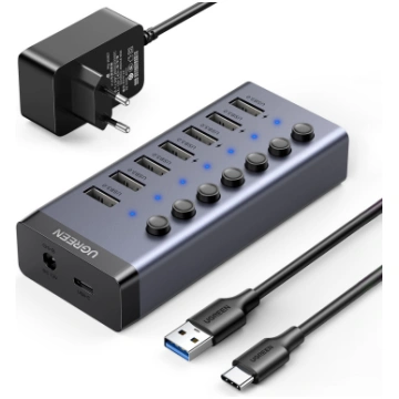 Ugreen multifunctional HUB 7in1 USB Type C - 7x US