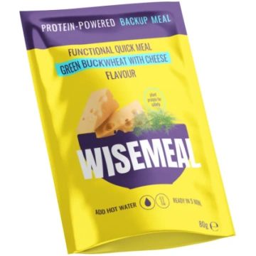 WiseMeal ātrā maltīte - Zaļie griķi ar sieru