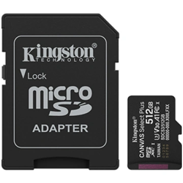 Kingston Canvas Select Plus | 512 GB | microSD | F