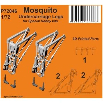 de Havilland Mosquito - 3D-Printed Undercarriage L