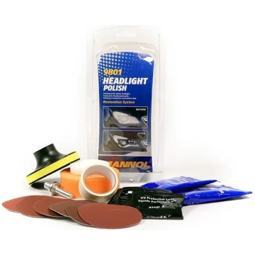 MANNOL 9801 Headlamp Treatment Set Tiešsaistes vei
